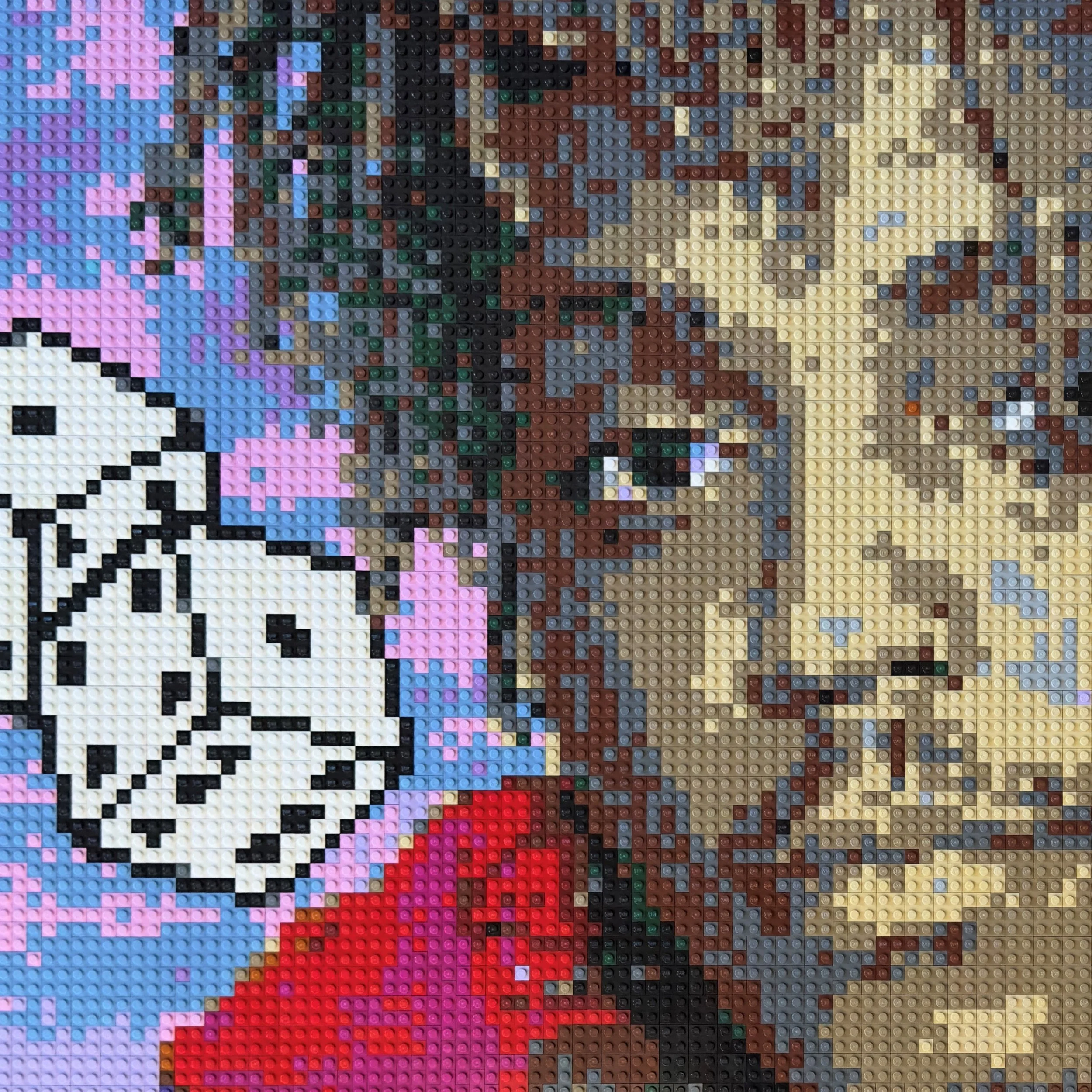 Jimi Hendrix Purple Haze Art Portrait inspired by LEGO® — BRIAN HANNA